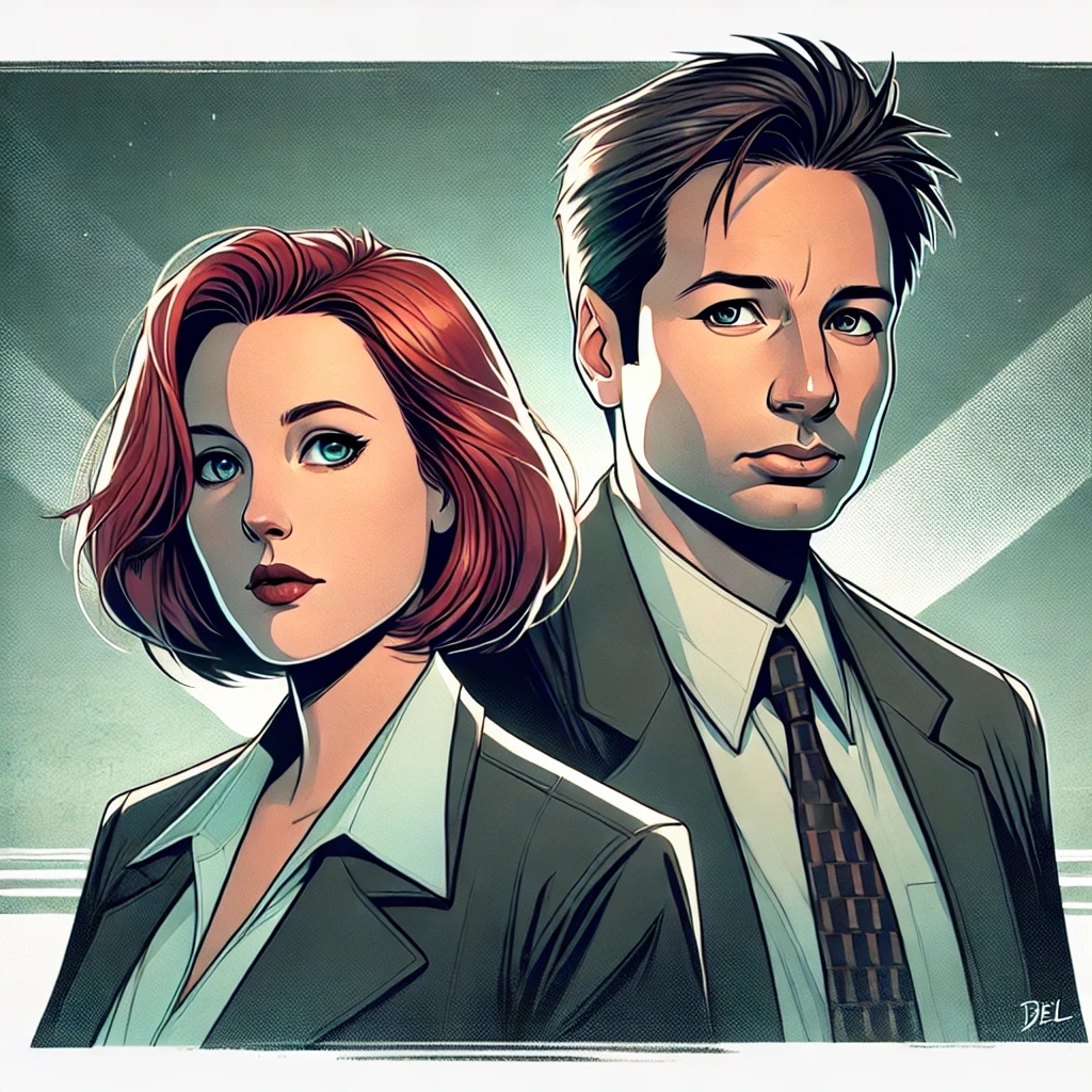 Imagen de Mulder y Scully